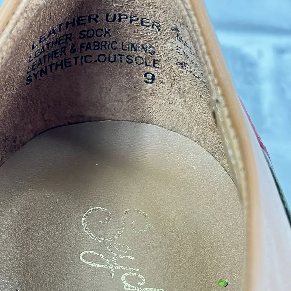 Seychelles for Free People Aspen Women's Size 9 Leather Color Block Lug Loafers